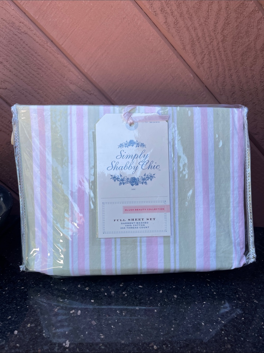 NWT Simply , Shabby Chic  FULL  sheet set blush, beauty collection🌸